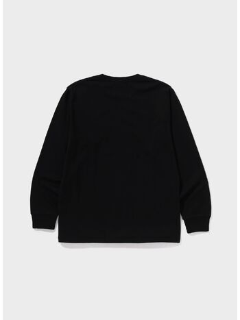 T-SHIRT COLLEGE LS TEE, BLACK, small