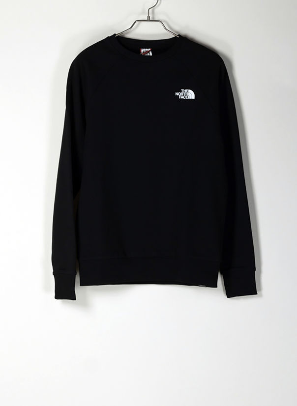 FELPA RAGLAN REDBOX CREW, KY4TNFBLACK/TNFWHITE, large