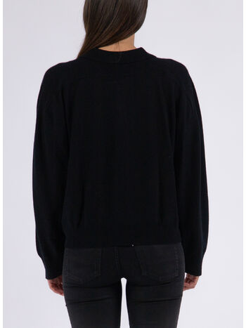 POLO KNIT CASHMERE, BLACK, small