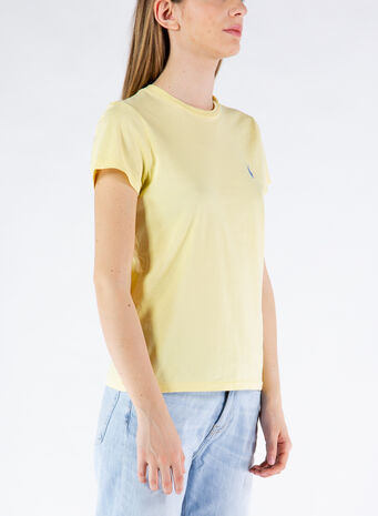 T-SHIRT BASIC LOGO, 044WICKETYELLOW, small