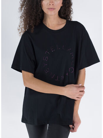 T-SHIRT HOTFIX RHINESTONE LOGO, , small