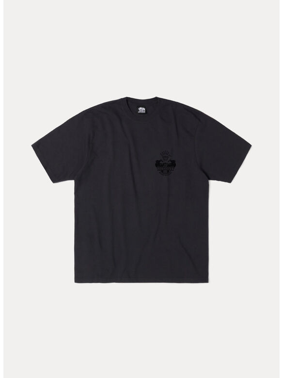 T-SHIRT BUILT TO LAST TEE PIGMENT DYED, 0090 FADED BLACK, medium