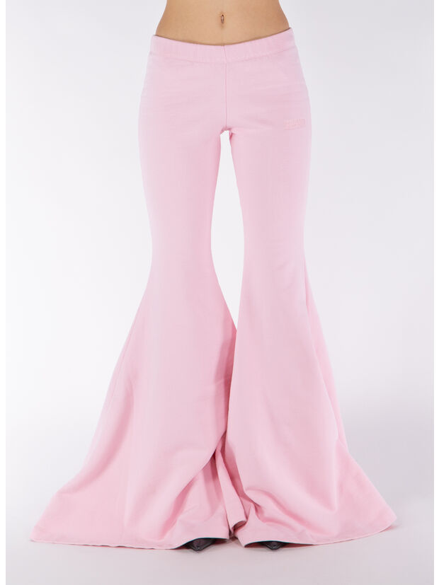 PANTALONE EXTREME FLARED, BABY PINK, large