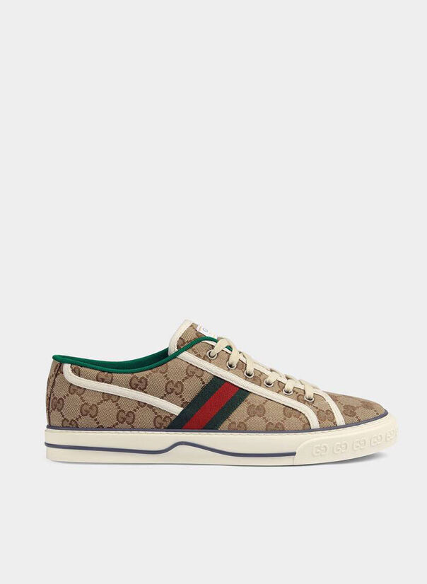 GUCCI SNEAKER GUCCI TENNIS 1977 GG UOMO. Beige Uomo Susi