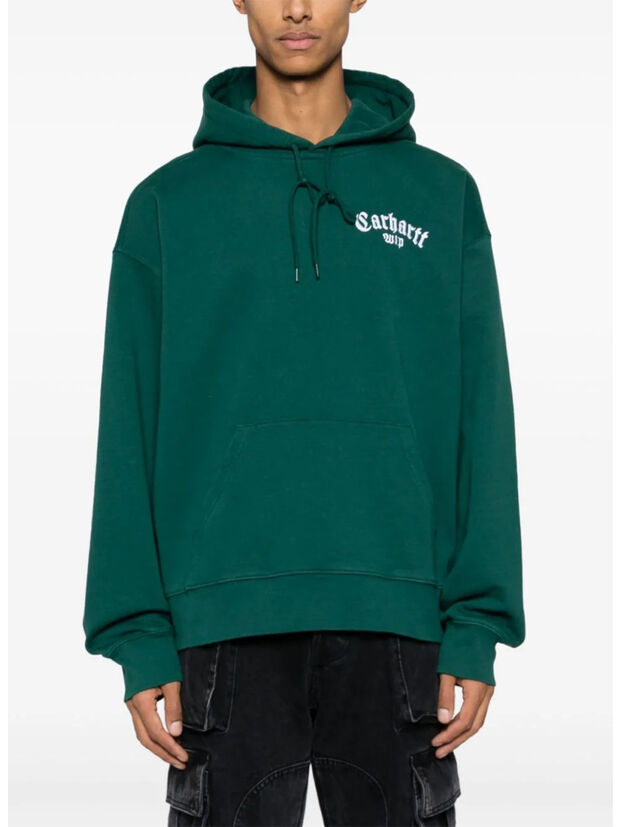 FELPA HOODIE ONYX SCRIPT, 22VXX CHERVIL/WHITE, large