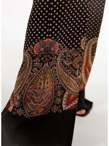 PANTALONI PALAZZO IN CRÊPE DE CHINE STAMPATA, 1, small