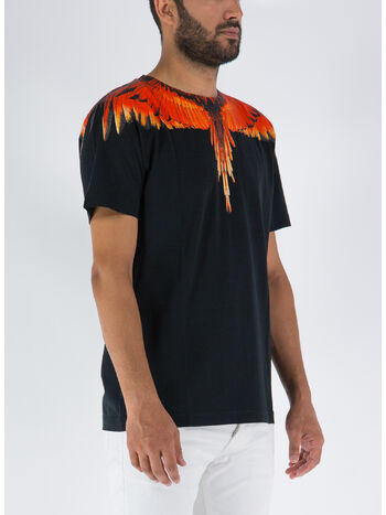 T-SHIRT ICON WINGS REGULAR, 1026 BLACK CORAL R., small
