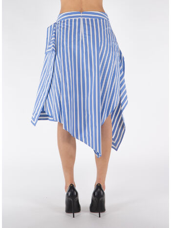 GONNA CON ORLO A FAZZOLETTO, 856 BLUE WHITE, small