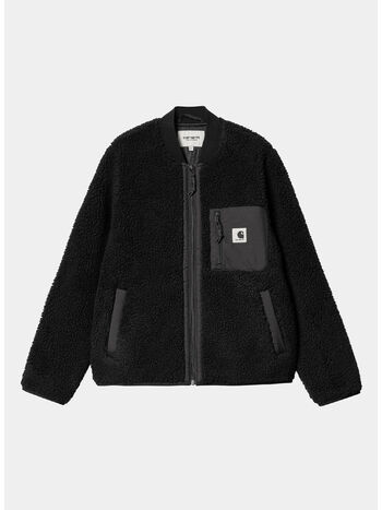 GIUBBOTTO IN PILE PESANTE JANET LINER, 00EXX BLACK/BLACK, small