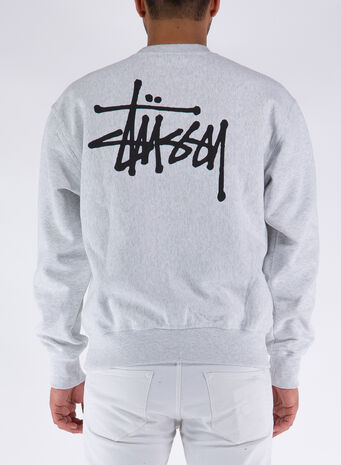 FELPA BASIC CREW, ASHHEATHER, small