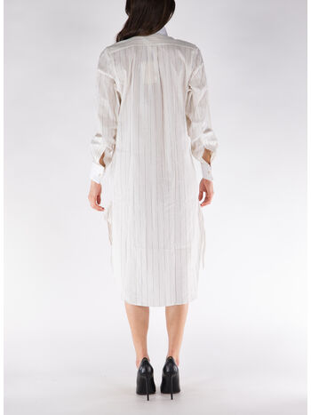 ABITO RISE CAMICIA, 100 IVORY STRIPE & WHITE, small
