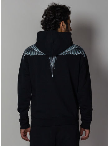 FELPA CATCH THEM HOODIE, BLACK/MULTI, small