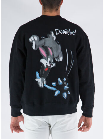 DIZZY FELPA GIROCOLLO, BLACK NERO, small
