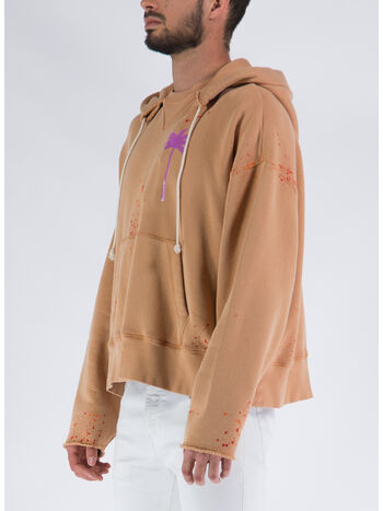 FELPA PXP PAINTED RAW CUT, 6235 CAMEL / VIOLET, small