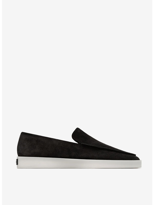 MOCASSINO IN SUEDE, 001 BLACK, large