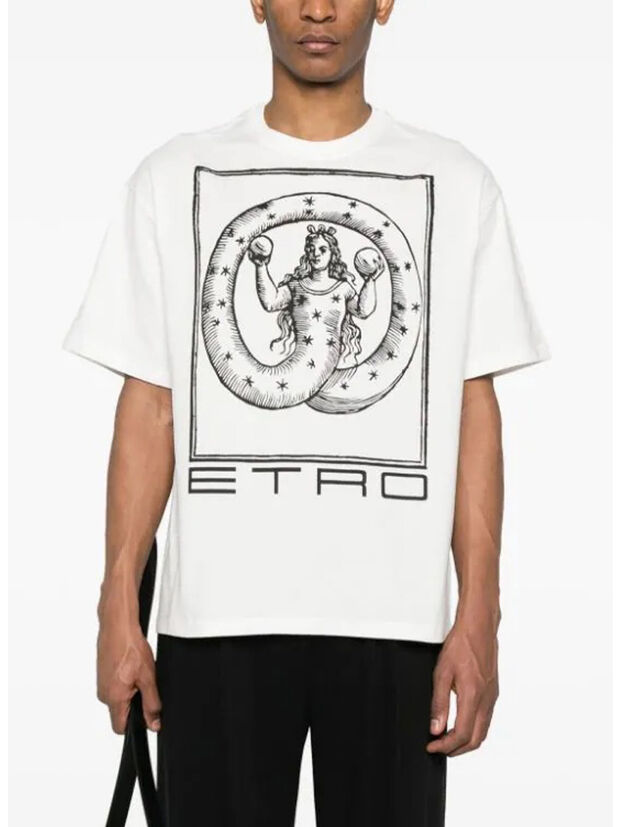 T-SHIRT GIROCOLLO PRINTED, X0800, large