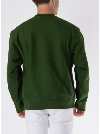 FELPA GIROCOLLO AMERICAN SCRIPT, 2BRXX TARRAGON, small