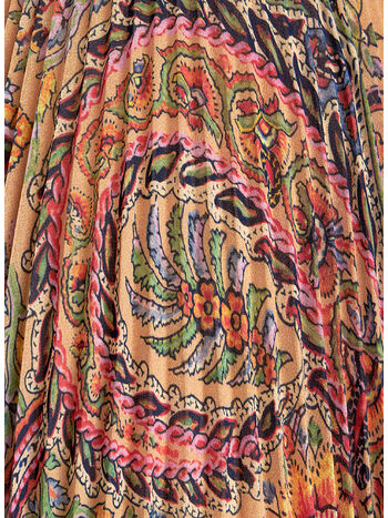 GONNA MIDI PLISSÉ IN GEORGETTE, 800, small