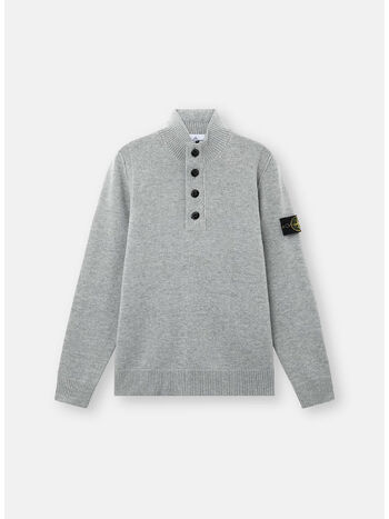 MAGLIONE LAMBSWOOL, V0M60 GREYMELANGE, small