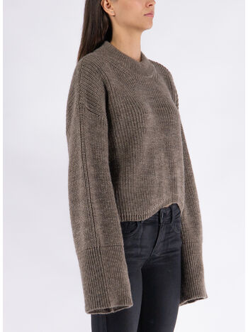 PULLOVER HUDSON KNIT ROUNDNECK, ROCK, small