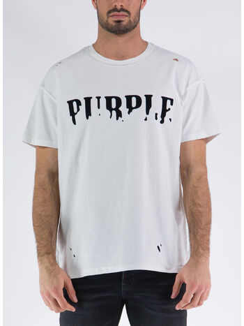 T-SHIRT P101 TEXTURED JERSEY, WHITE WHITE, small