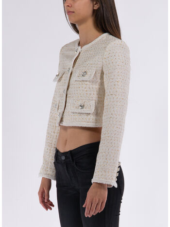 GIACCA CREAM BOUCLE, CREAM, small