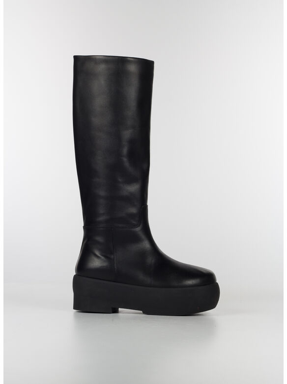 STIVALE CHUNKY SOLE TUBOLAR BOOT, 5000 BLACK, medium