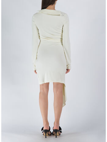 ABITO DRAPPED, 0400 WHITE, small
