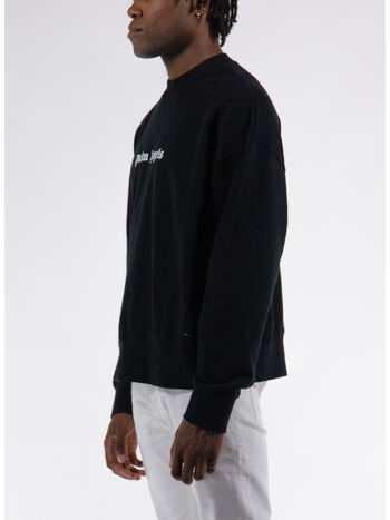 FELPA GIROCOLLO CON STAMPA LOGO, , small