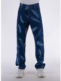JEANS AOP WIND FEATHERS, 3401 INDIGO, thumb
