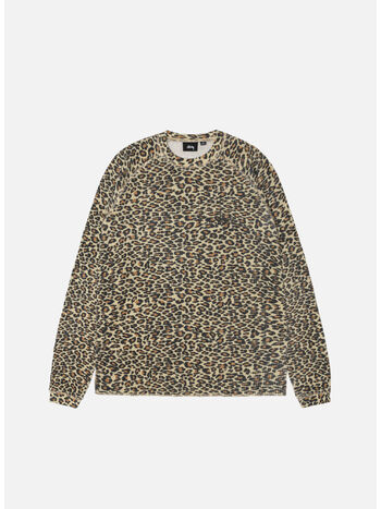 MAGLIONE GIROCOLLO RAGLAN BASIC THERMAL, 923 LEOPARD, small
