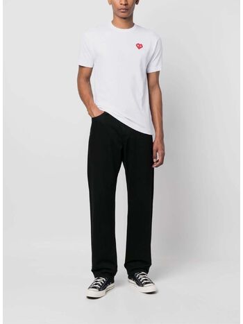 T-SHIRT PLAY, WHITE, small