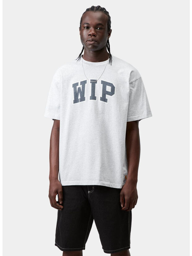T-SHIRT WIP III, 48260 Ash Heather, heavy stone wash, large