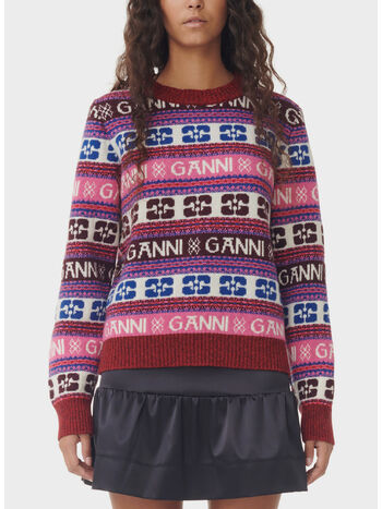 MAGLIONE LOGO MIX, 999 MULTICOLOR, small
