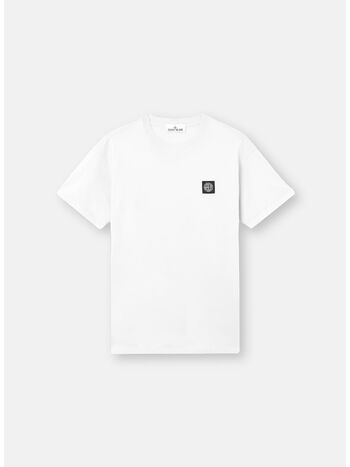 T-SHIRT COTTON JERSEY, V0001 WHITE, small