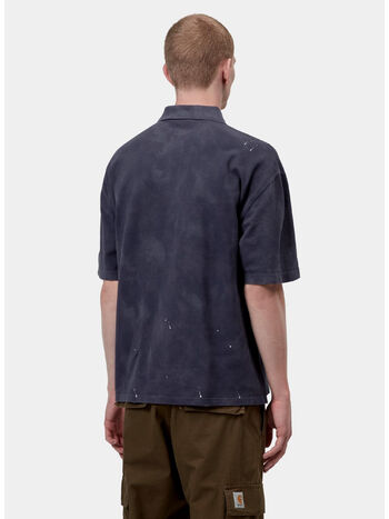 POLO  PAINTER, 1CEJ Dark Navy, destroy wash, splatter, small