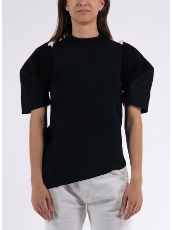 MAGLIONE IN MAGLIA, 001 BLACK, small