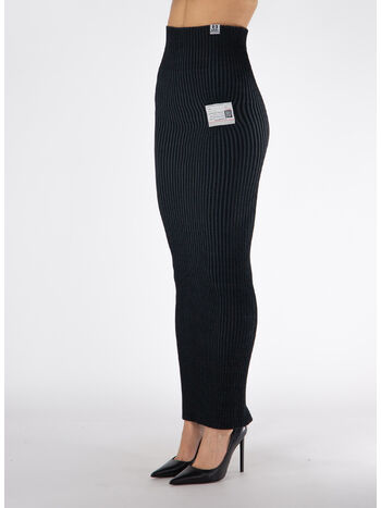 GONNA MIDI IN COSTINA, BLACK, small