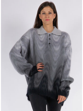 PULLOVER MAGLIA POLO OVERSIZE, 0002, small