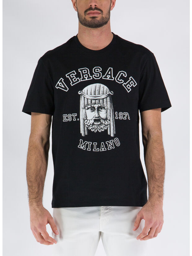 T-SHIRT STAMPA MASCHERA, 1B000, large
