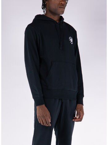 FELPA HOODIE HOOPS ESSENTIALS, 001 BLACK, small