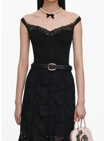 GONNA LACE MIDI, BLACK, small