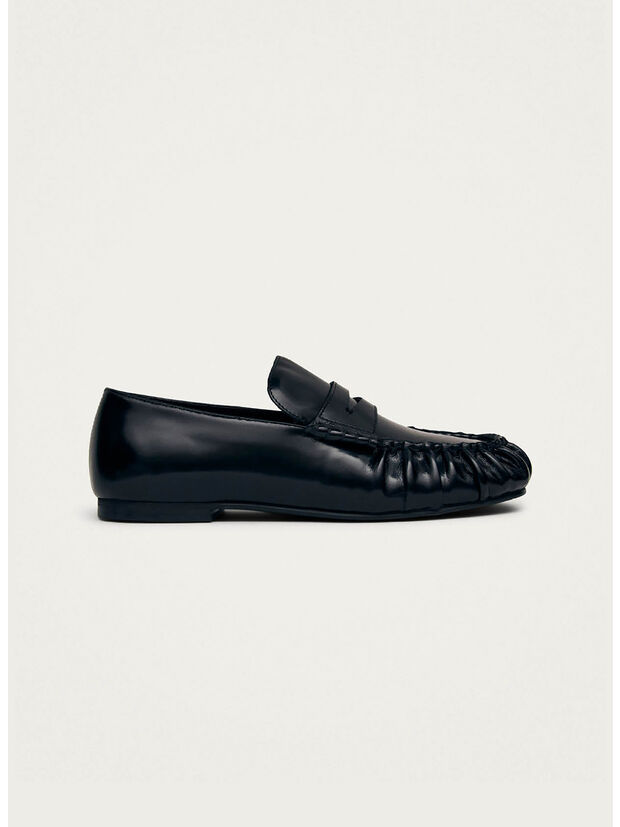 MOCASSINO IN PELLE, BLACK, large
