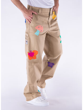 PANTALONE WORKER PATCHWORK, SAND, small