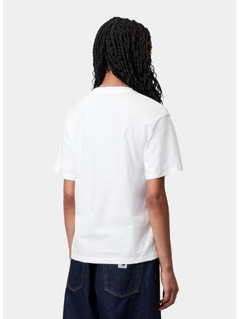 T-SHIRT S/S CHASE, 00RXX WHITE/GOLD, small