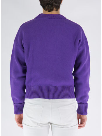 CARDIGAN ADC, 501 PURPLE/BLACK, small