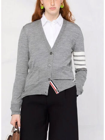 CARDIGAN V-NECK, 055 LT GREY, small