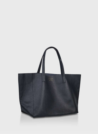 BORSA VIOLET HORIZONTAL TOTE, 00BLACK, small