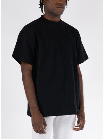 T-SHIRT DOUBLELAYER, 001 BLACK, small