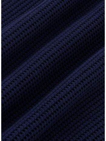 POLO MAILLE MONOGRAMME, NAVY, small